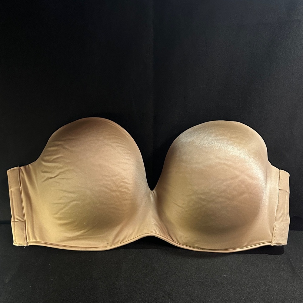 Cacique Strapless Beige Structural Support Bra. - image 1